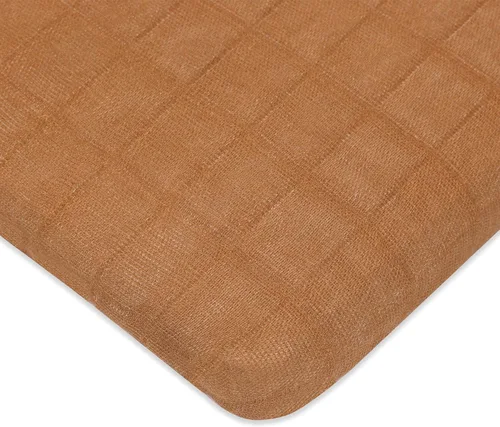 Vista 13 de Babyletto Sábanas de muselina para moisés de bebé para niñas y niños - Certificadas GOTS, funda de algodón orgánico transpirable, ajuste de 360°