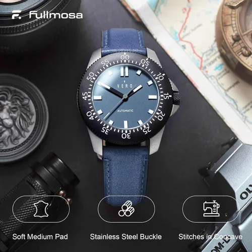 Vista 36 de Fullmosa Correa de reloj de liberación rápida de 0.866 in, 0.787 in y 0.709 in, bandas de cuero bruñido para Samsung Galaxy Watch/Garmin Watch