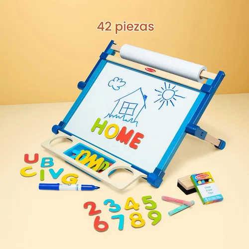 Vista 6 de Melissa & Doug Caballete magnético de doble cara de lujo