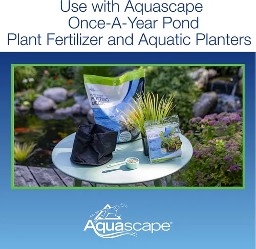 Vista 4 de Aquascape Medio de Plantación para Estanques de Plantas Acuáticas, Tierra Nutritiva para Jardines Acuáticos, Apoya un Crecimiento Fuerte de Raíces