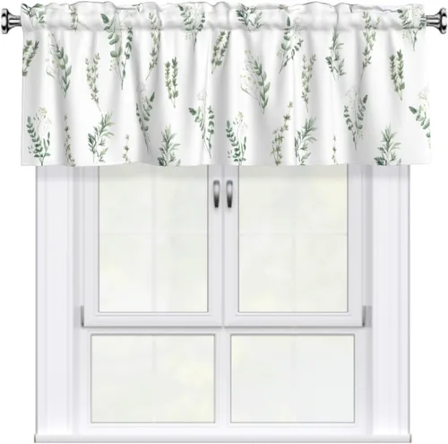 Vista 73 de Cenefa de estrella del oeste de Texas para ventana, rústica, granja, granero, cocina, cenefa de ventana rural vintage con bolsillo para barra