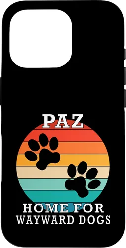 Vista 20 de Paz Home for Wayward Dogs Family Name Case for iPhone 16
