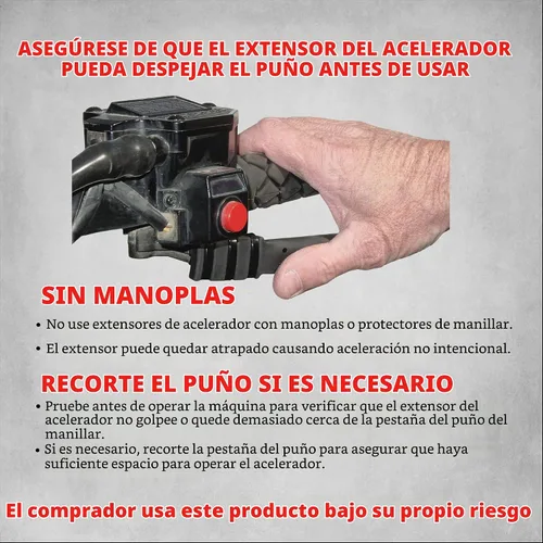 Vista 7 de Extensor de Acelerador Thumbuddy - Modelo TB1