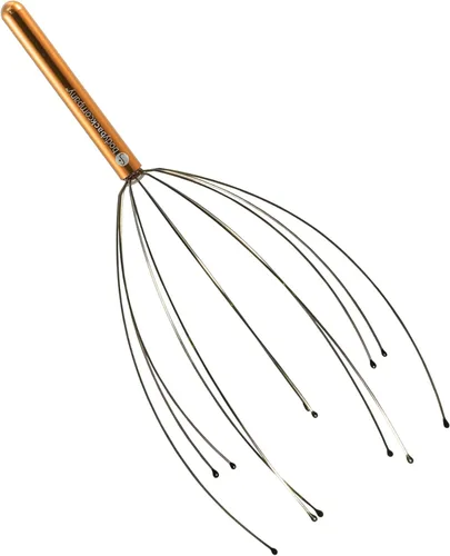 Vista 9 de Body Back Masajeador de cuero cabelludo, rascador de cabeza, masajeador manual de cabeza para aliviar el estrés, rascador relajante del cuero