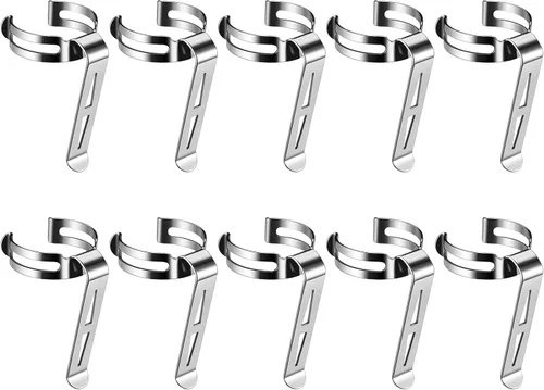 Vista 21 de Paquete de 10 linternas B101 – Clip duradero de acero inoxidable para bolígrafo y clip para tapa, cómodo de llevar B101X10