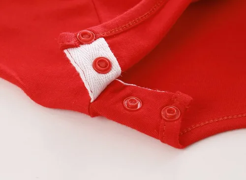 Vista 5 de Conjunto de ropa de bebé niña 2 piezas de manga larga con patrón de dibujos animados trajes infantiles