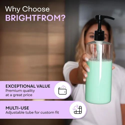 Vista 7 de Bomba dispensadora universal, perfecta para champú y acondicionador de 1 litro (33.8 onzas), se adapta a la mayoría de botellas o cualquier botella