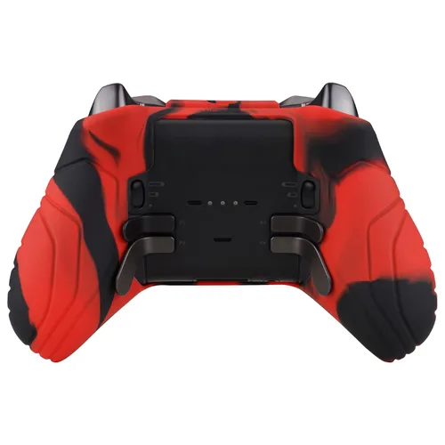 Vista 8 de PlayVital Samurai Edition Anti Slip Silicone Case Cover for Xbox Elite Wireless Controller Series 2, Ergonomic Soft Rubber Skin Protector for Xbox