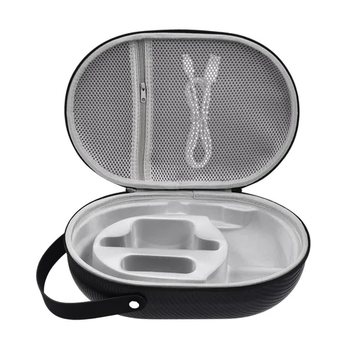Vista 5 de Lonspnvt Carrying Case Compatible for Apple Vision Pro Hard EVA Case for VR Game Headset and Touch Controllers Accessories Large Space VR Case for