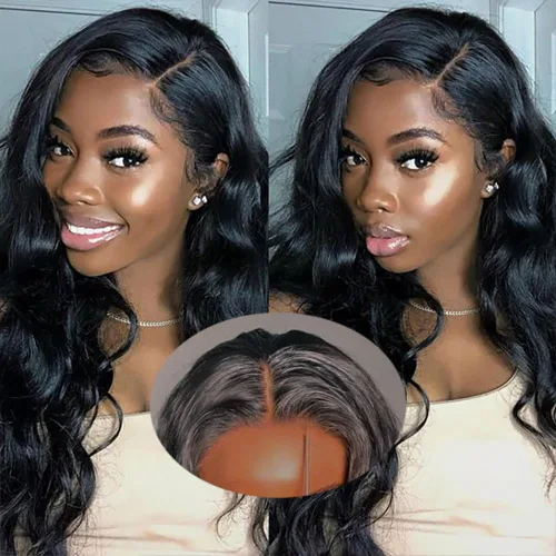 Vista 30 de Pelucas de encaje frontal de 13x4 Highlight Ombre de cabello humano ondulado 4/27 color rubio miel 9A sin pegamento HD encaje frontal transparente