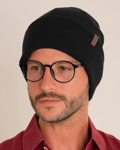 Vista 7 de FURTALK Gorro para hombre y mujer, con puños, grueso, unisex, gorro de invierno