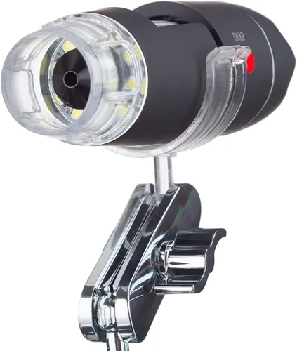 Vista 4 de AmScope UWT500X020M 50-500X 8-LED USB Microscopio Digital con Multi-USB