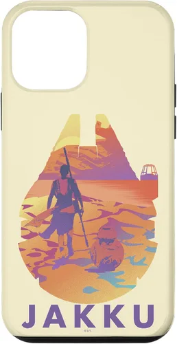 Vista 16 de Funda de relleno para iPhone 15 Star Wars Jakku Millennium Falcon