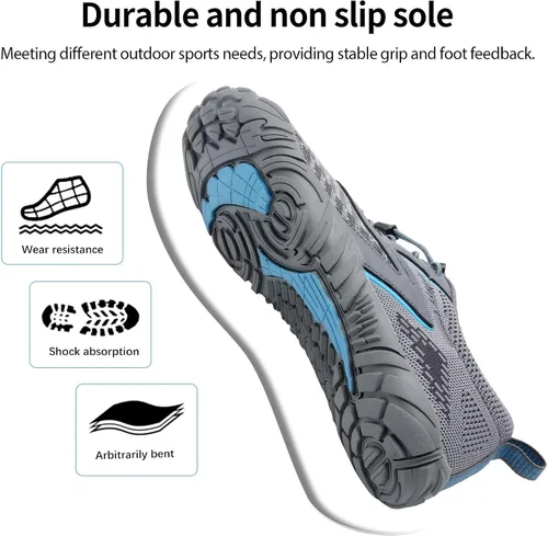 Vista 3 de WateLves - Zapatos de agua para hombres y mujeres, para natación, playa, piscina, surfear, hacer yoga o aeróbico acuático, calcetines para el agua