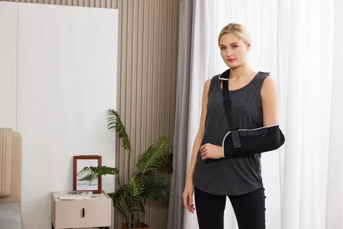 Vista 6 de Deyeek Camisetas sin mangas unisex con acceso completo a presión para hombres y mujeres, camisetas de recuperación de hombro para después