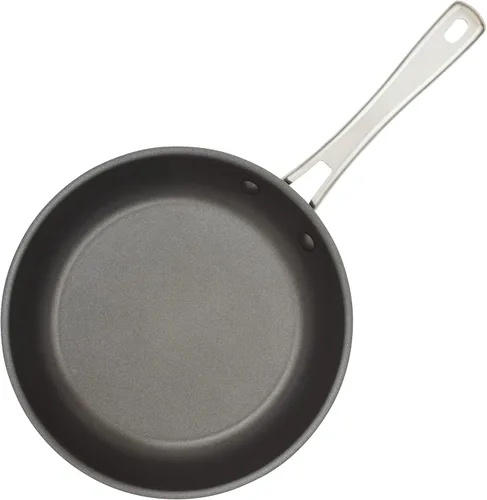 Vista 2 de Rachael Ray Cook + Create Sartén para Freír Anodizada Dura Antiadherente, 10 Pulgadas - Negro