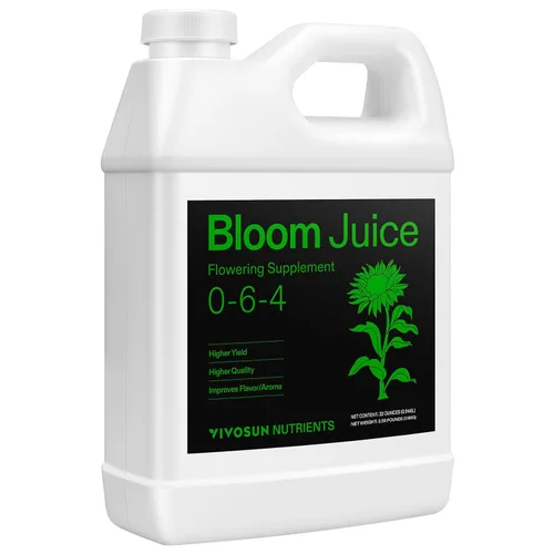 Vista 8 de VIVOSUN Bloom Juice (0-6-4), suplemento de floración fertilizante líquido para etapa de floración, alimento concentrado para plantas para todas