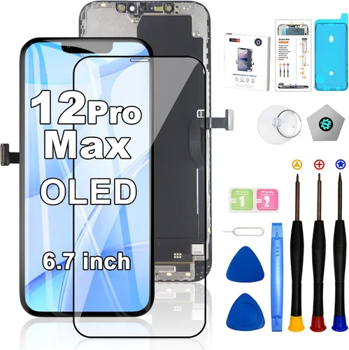 Vista 34 de EFAITHFIX para iPhone 11 Reemplazo de pantalla LCD de 6.1 pulgadas, ensamblaje de marco, pantalla LCD y digitalizador de pantalla táctil 3D con kit