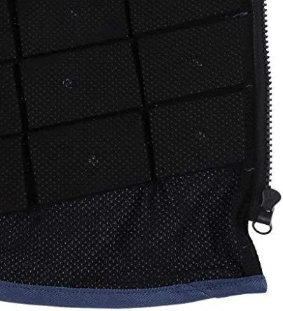 Vista 4 de Chaleco protector ecuestre acolchado de EVA, chaleco de seguridad protector de cuerpo para equitación, cómodo y ligero