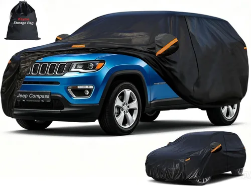 Vista 44 de Kayme Cubierta de auto SUV de 7 capas ajuste personalizado para BMW X1 (2009-2025), impermeable, para todo tipo de clima, para automóviles, cubierta