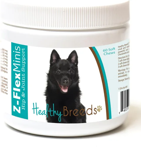 Vista 91 de Healthy Breeds Affenpinscher Z-Flex Minis - Masticables suaves para cadera y articulaciones, 60