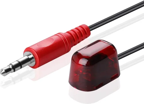 Vista 5 de Pequeño extensor de receptor de infrarrojos externo de 38-56 kHz, funciona con proveedores de cables seleccionados, cajas que incluyen: Verizon