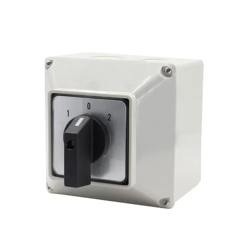 Vista 7 de Interruptor selector de cambio universal, con caja impermeable, 3 posiciones 12 terminales, interruptor de transferencia de energía, generadores