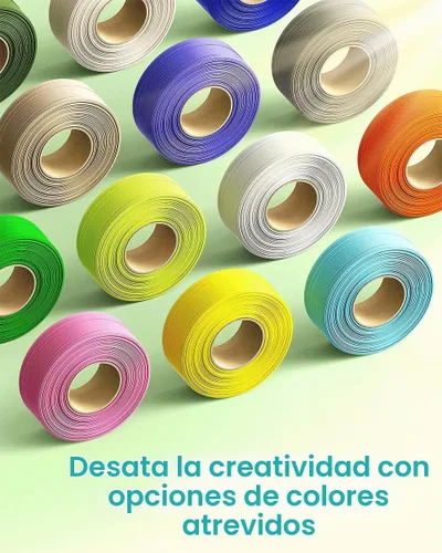 Vista 4 de SUNLU - Filamento PLA mate de 1/16 pulgadas para impresora 3D, carrete compatible con filamento de repuesto Bambulab, de 2.2 libras, textura