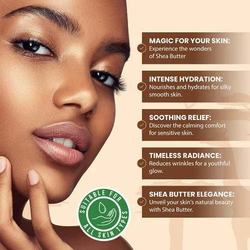 Vista 2 de Manteca de Karité Africana Raw unrefined 100% puro grado A de Marfil orgánicos naturales – 4 oz – bricolaje cuerpo Butters, Loción, crema, Lip Balm