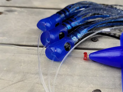 Vista 4 de Lobo Lures #200 Pelagic Magic Skipjack Hybrid Daisy Chain Marlin & Atún Trolling Señuelo Uretano Hecho en Estados Unidos