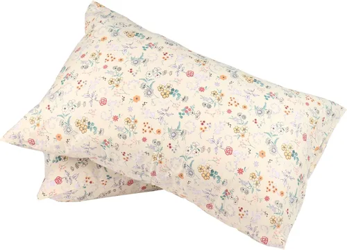 Vista 2 de Juego de fundas de almohada ultra suaves con estampado floral, 100% algodón, refrescantes, transpirables, tamaño Queen 2