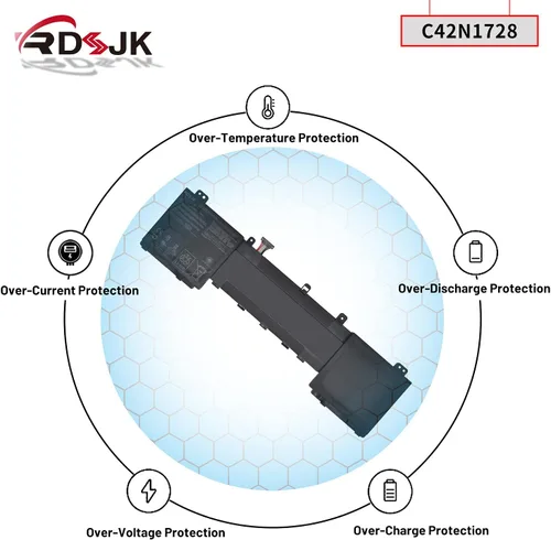 Vista 6 de C42N1728 Batería para portátil Asus Zenbook Pro 15 U5500 UX550GE UX550GEX UX550GD UX550GDX UX580G UX580GD UX580GDX UX580GE UX580GEX UX550GDDDX X-1C