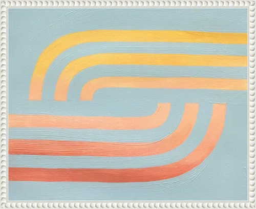 Vista 15 de Amanti Art Framed Canvas Wall Art 16x20 Woven Sea And Sun II by Grace Popp, Framed Wall Art Canvas, Abstract Artwork, Traditional Decor, Small