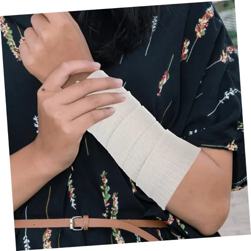 Vista 2 de Calcetines tubulares de algodón elástico para hombre, soporte de cuidado de algodón Stockinette de larga duración para atletas