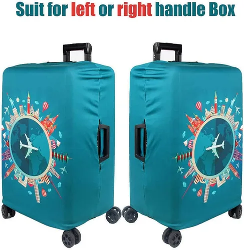 Vista 3 de WUJIAONIAO - Funda protectora para equipaje de viaje, 18 - 32 pulgadas 45.72 a 81.28 cm.