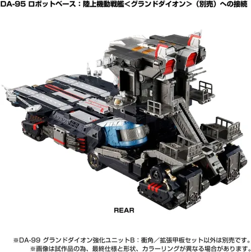 Vista 4 de Takara Tomy Diaclone DA-99 Grand Diion Strengthening Unit B: Blind Angle/Extended Deck Set
