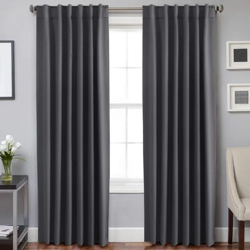 Vista 157 de H.VERSAILTEX Cortinas Opacas con Aislamiento Térmico, Paneles de Tratamiento de Ventanas que Oscurecen la Habitación, Cortinas Opacas para Sala