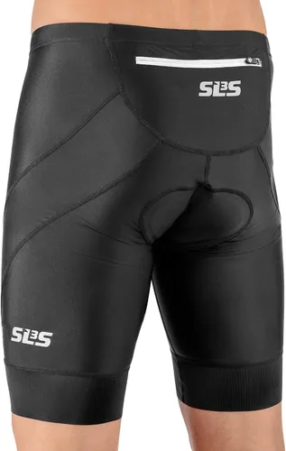 Vista 2 de SLS3 - Pantalones cortos de triatlón para hombre (3 pantalones cortos de 1 bolsillo)