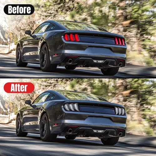 Vista 5 de HAKA TOUGH Luces traseras LED para accesorios Ford Mustang 2015-2023, luces traseras LED secuenciales para accesorios Ford Mustang Shelby