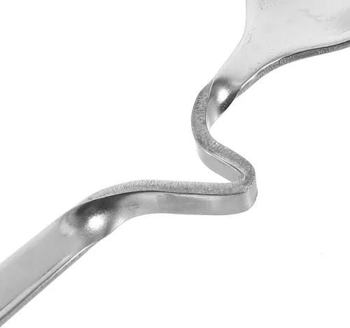 Vista 8 de SOLUSTRE 6 cucharas de café expreso de acero inoxidable con mango curvo, cucharas de mezcla de café con leche y miel, cucharas de postre