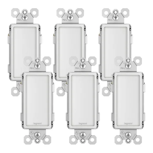Vista 8 de Legrand Radiant 15 Amp Full 5-Level LED Luz nocturna ajustable Blanco
