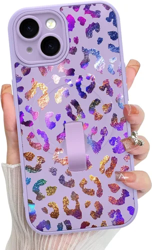 Vista 81 de KANGHAR Compatible con iPhone 17 Pro Case Spot Pattern - Negro Mancha rosada negra