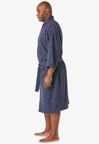Vista 4 de KingSize Bata de jersey de algodón grande y alta para hombre