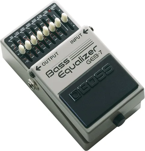 Vista 5 de BOSS GEB-7 Pedal de guitarra ecualizador de bajo gráfico de siete bandas