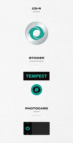 Vista 4 de DREAMUS Tempest - It's ME, It's WE [DIGIPACK ver.] (1er mini álbum) Álbum+CulturaRegalo coreano (pegatinas decorativas, tarjetas fotográficas)