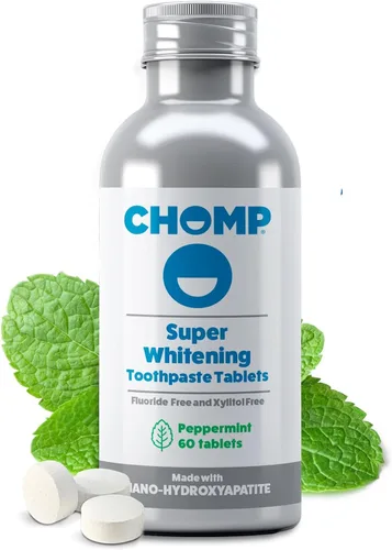 Vista 12 de Chomp Junior Very Berry - Pasta de dientes para niños, 5 % de nanohidroxiapatita para niños, sin flúor, soporta dientes fuertes y salud esmaltada