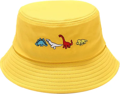 Vista 14 de XYIYI - Sombrero de pescador de algodón con bordado de moda, sombrero de cubo de playa para mujeres y niñas