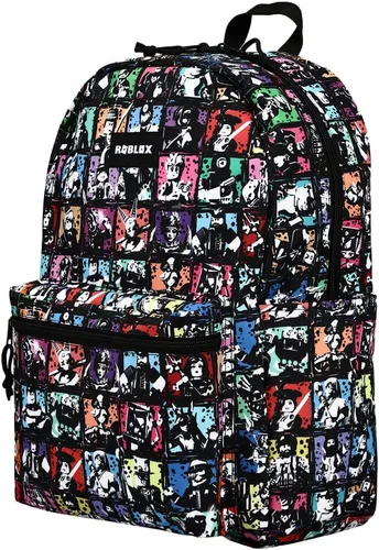 Vista 2 de Mochila Roblox con estampado de azulejos a todo color Multicolor