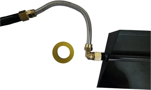 Vista 6 de 15"-28" Quemador de sartén para chimenea de gas Quemador de chimenea de gas Hogueras de gas Quemadores de leña de gas Gas natural y quemador