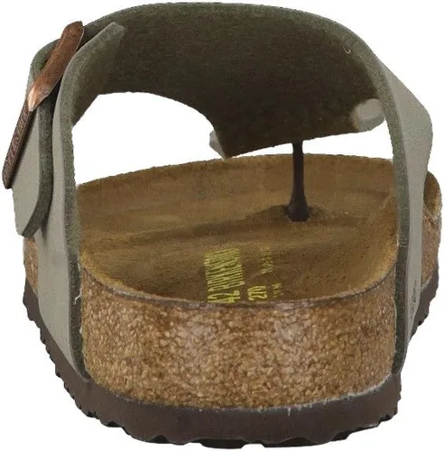 Vista 5 de Birkenstock Sandalias planas para hombre, Piedra Nubuck Beige